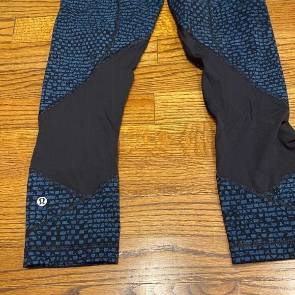 Lululemon Wunder Under Pant III Shatter Weave Desert Teal Alberta Lake 4 - Picture 7 of 7